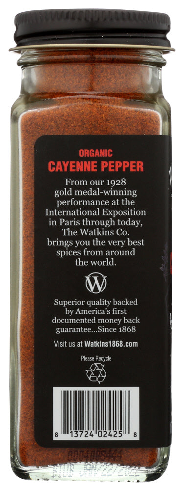 Watkins: Organic Cayenne Pepper, 2.4 Oz