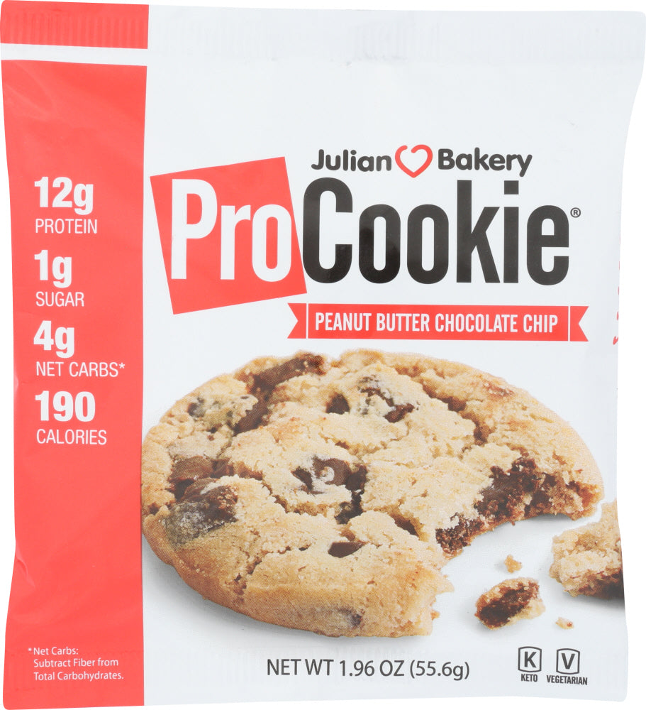 Julian Bakery: Peanut Butter Chocolate Chip Cookie, 1.96 Oz