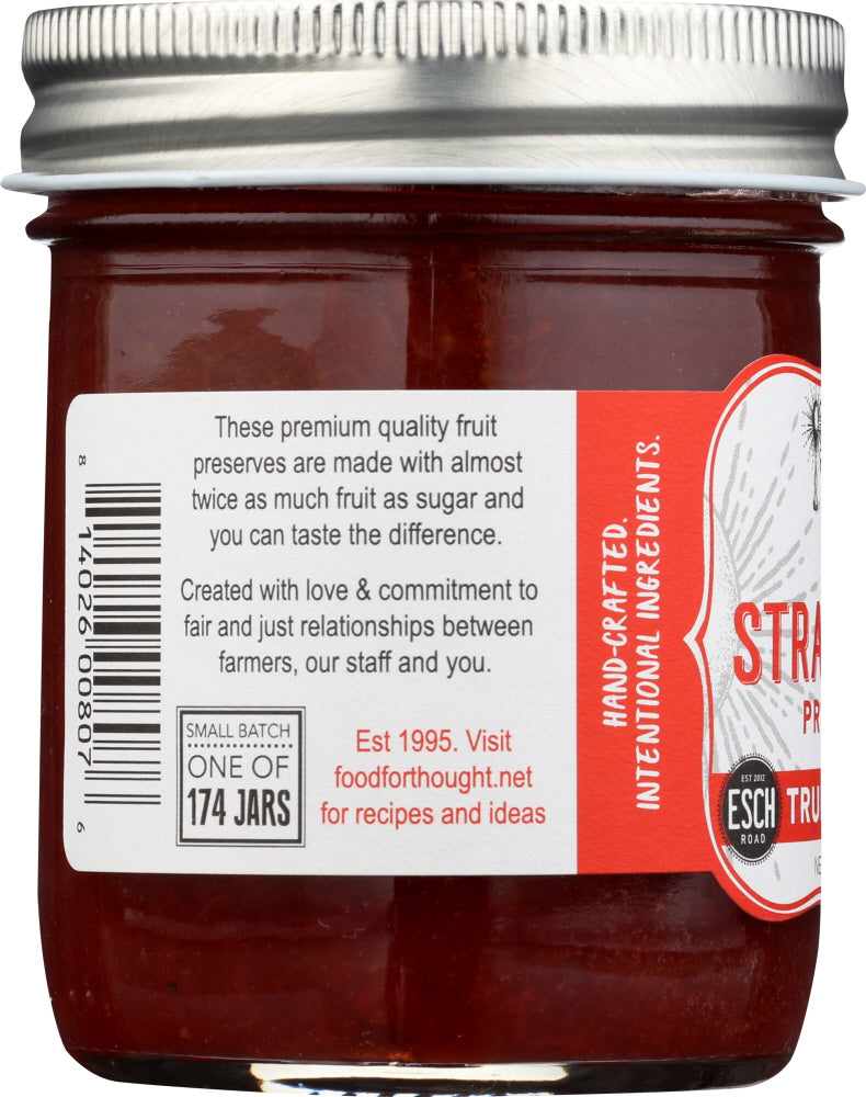 Food For Thought: Preserves Strawberry Nat, 9 Oz