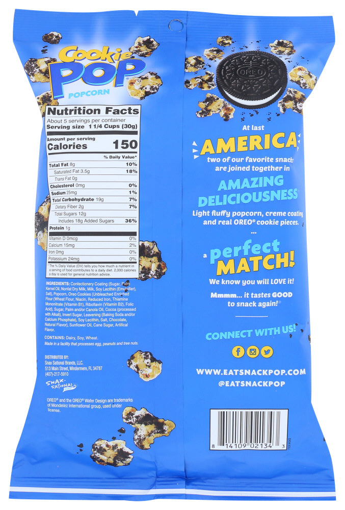 Cookie Pop Popcorn: Oreo Cookie Pop Popcorn, 5.25 Oz