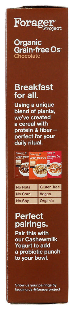 Forager: Chocolate Gluten Free Cereal, 8 Oz