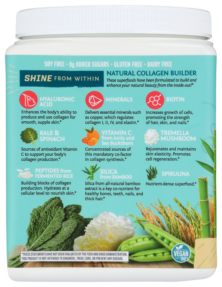 Sunwarrior: Collagen Building Tahitian Vanilla, 500 Gm