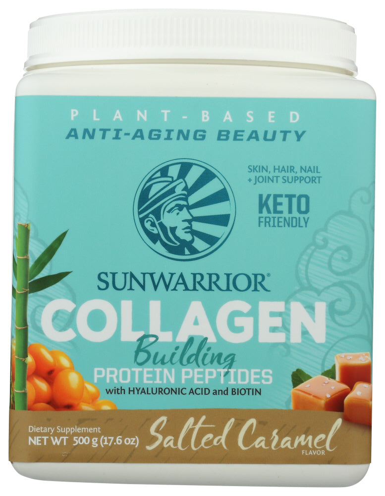 Sunwarrior: Collagen Building Salted Caramel, 500 Gm