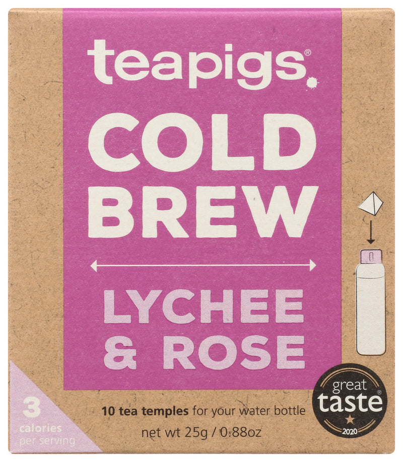 Teapigs: Cold Brew Lychee & Rose, 10 Bx