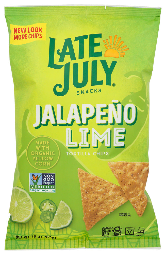 Late July: Jalapeno And Lime Tortilla Chips, 7.8 Oz