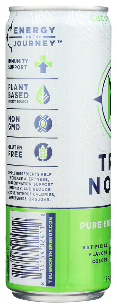 True North: Cucumber Lime Energy Drink, 12 Fo