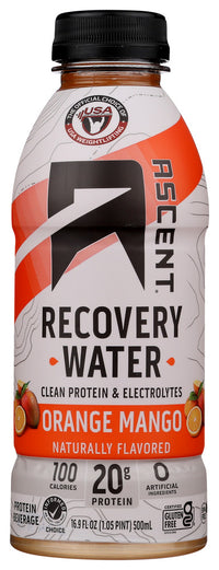 Ascent: Orange Mango Recovery Water, 16.9 Fo