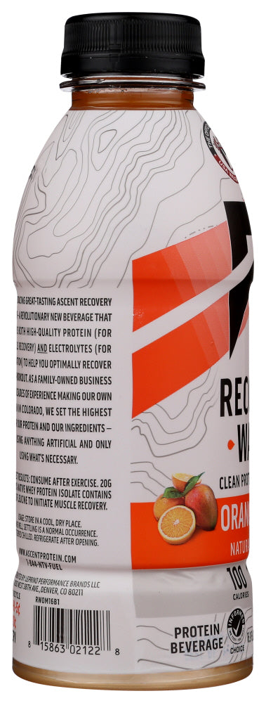 Ascent: Orange Mango Recovery Water, 16.9 Fo