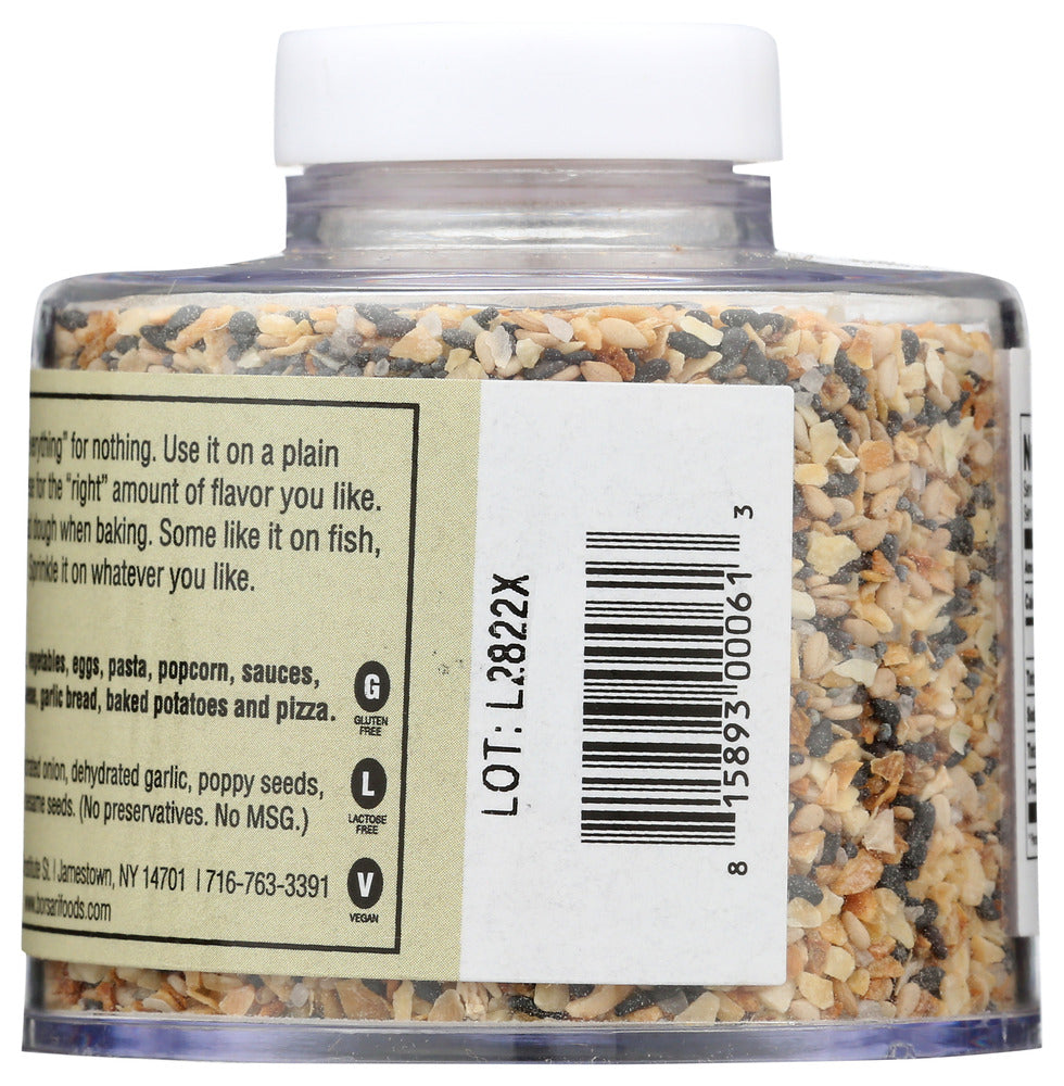 Borsari: Everything Bagel Seasoning, 3.2 Oz