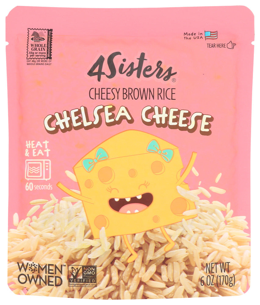 4Sisters: Rice Brown Chelsea Cheesy, 6 Oz