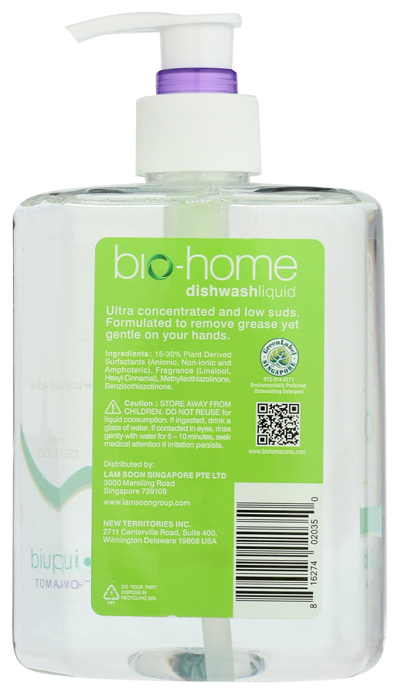 Bio-Home: Dishwashing Liquid Lavender And Bergamot, 16.91 Fo