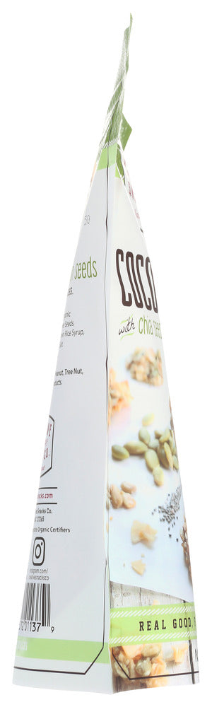 Creative Snacks: Organic Coconut Snacks With Chia Seeds Sunflower Seeds And Pumpkin Seeds, 4 Oz