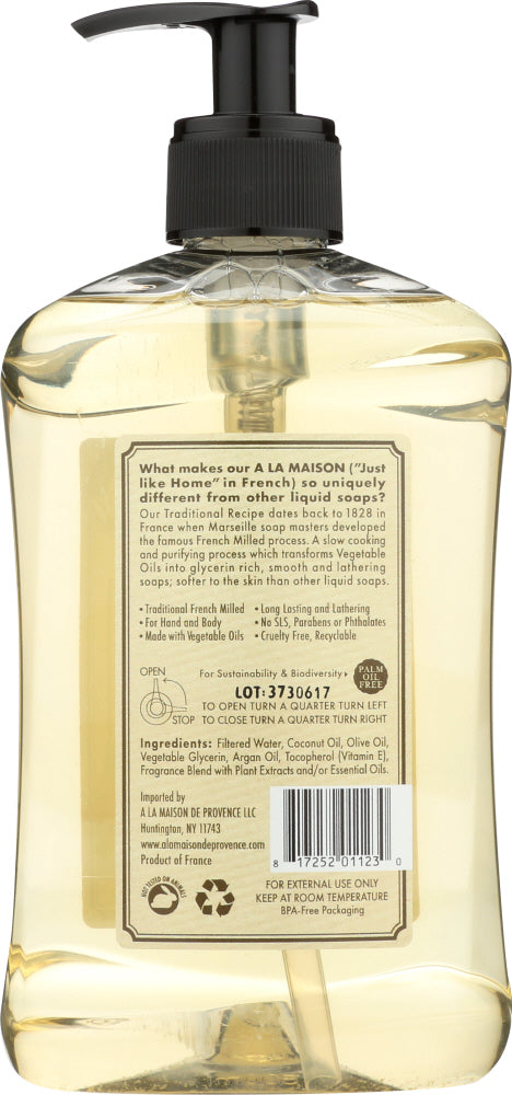 A La Maison: Sweet Almond Liquid Soap, 16.9 Oz