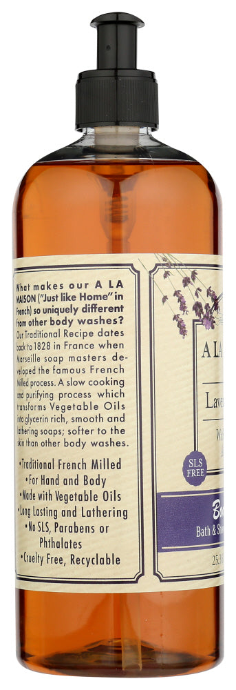 A La Maison: Body Wash Lavender Aloe, 25.36 Fo