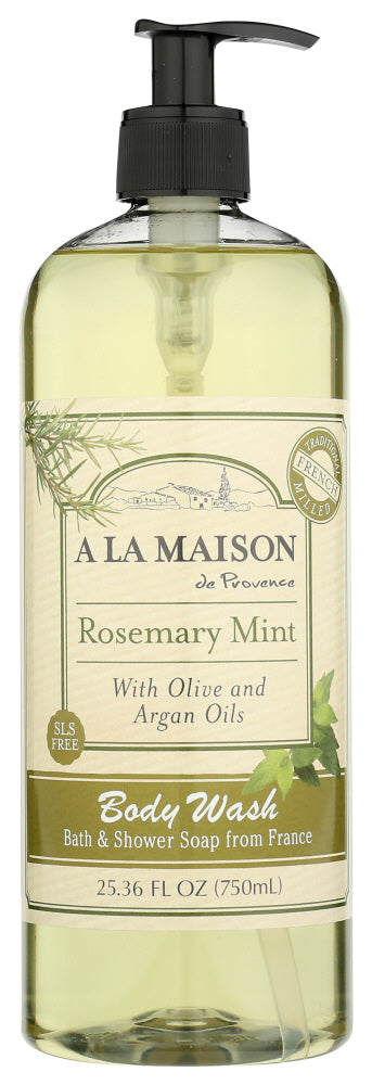 A La Maison: Wash Body Rosemary Mint, 25.36 Fo