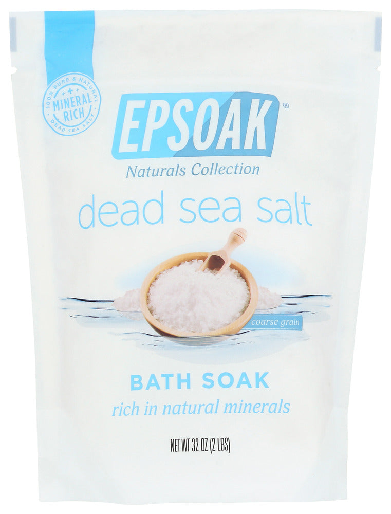 Epsoak: Dead Sea Salt Coarse Bath Soak, 2 Lb