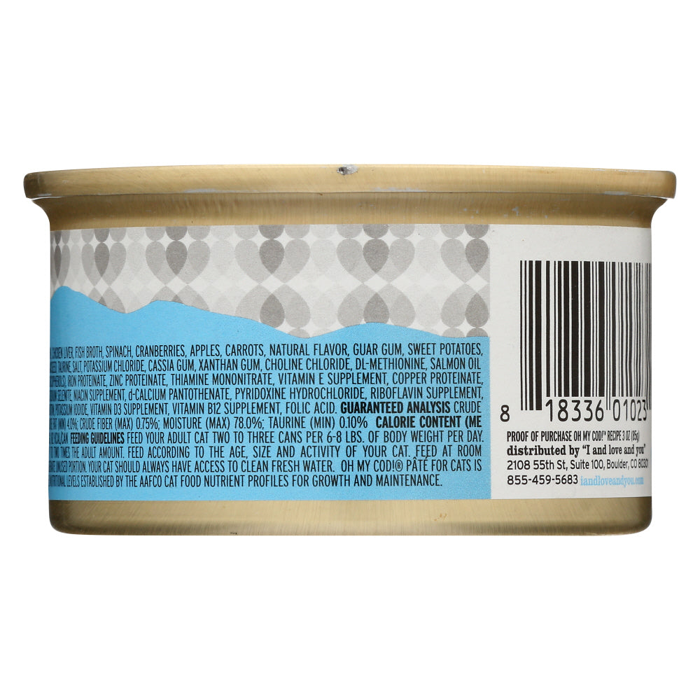 Iandloveandyou: Can Food Oh My Cod Pate In Can, 3 Oz