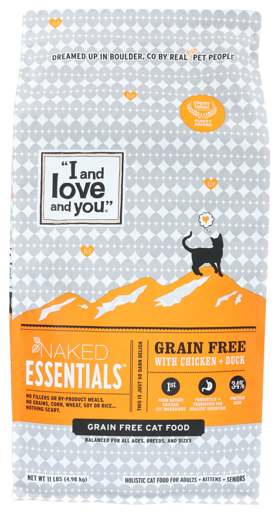 I&Love&You: Naked Essentials Chicken & Duck Cat Food, 11 Lb