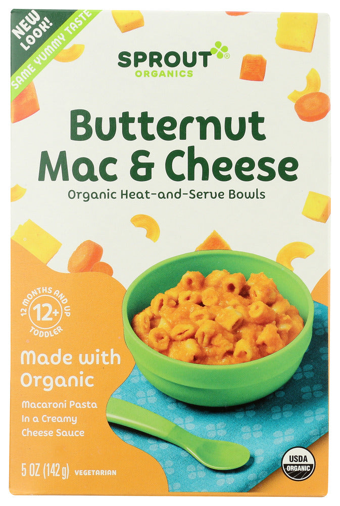 Sprout: Organic Butternut Mac N Cheese Toddler Meal, 5 Oz