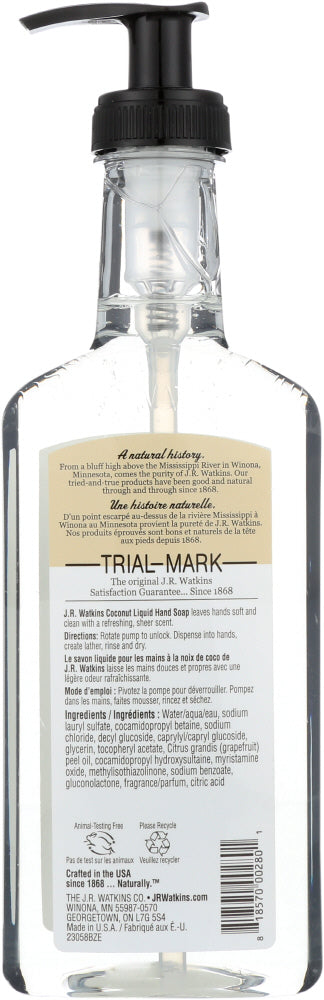 Watkins: Coconut Gel Hand Soap, 11 Oz