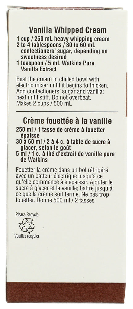 Watkins: Extract Pure Vanilla, 1 Fo