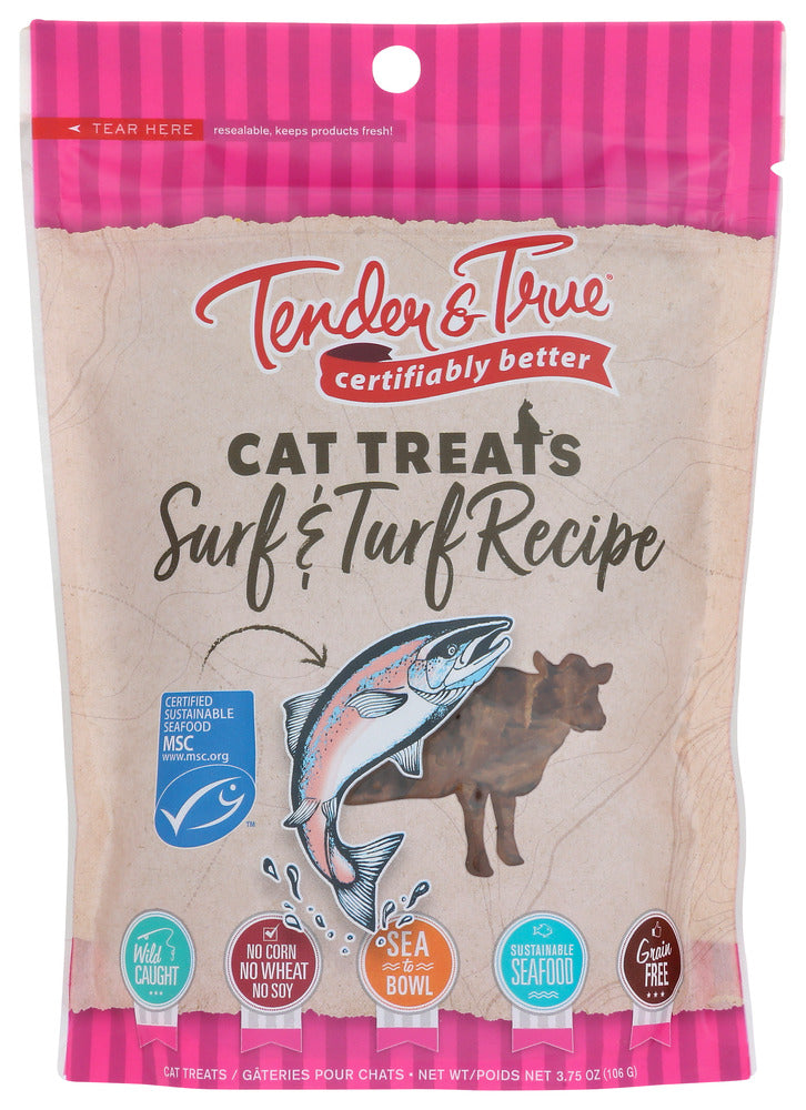 Tender And True: Surf And Turf Recipe Cat Treats, 3.75 Oz