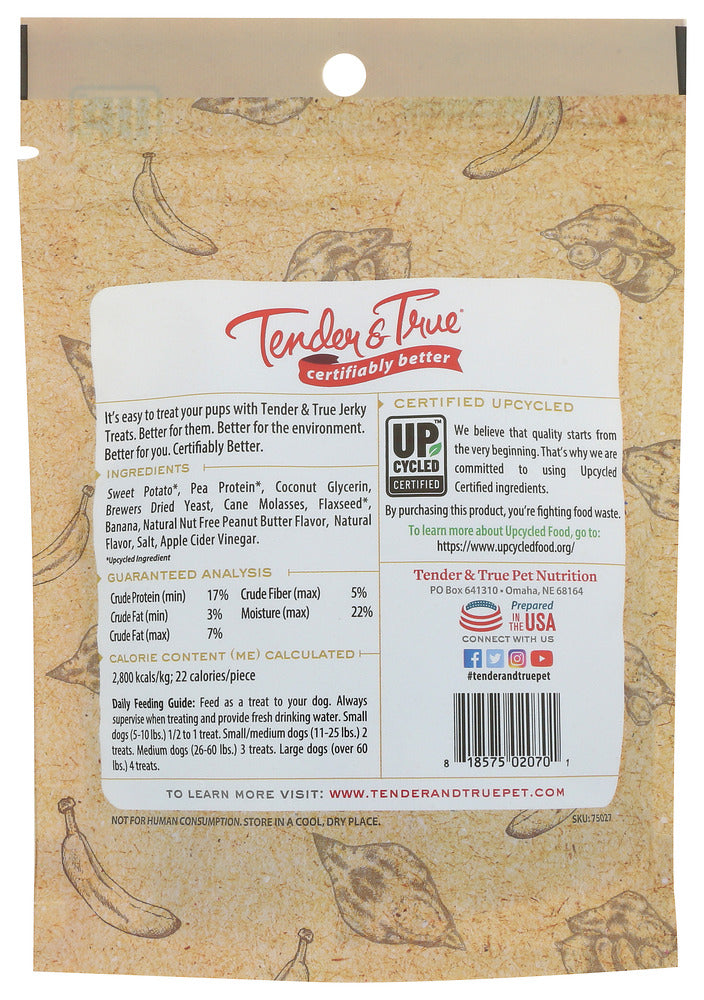 Tender And True: Pb And Banana Dog Treats, 4 Oz