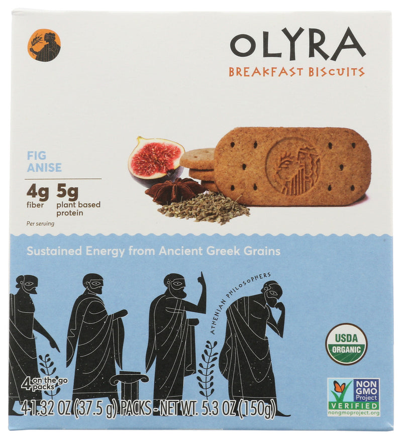 Olyra: Breakfast Biscuits Fig Anise, 5.3 Oz