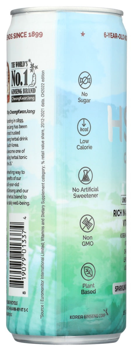 Hsw: Calm Unsweetened Sparkling Herbal Drink, 12 Fo