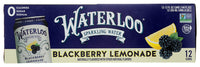 Waterloo Sparkling Water: Blackberry Lemonade Sparkling Water 12Pk, 144 Fo