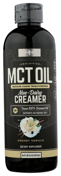 Onnit: Mct Oil Emulsified Vanill, 16 Oz