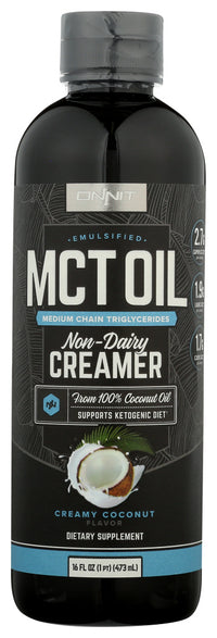 Onnit: Mct Oil Emulsified Coconu, 16 Oz