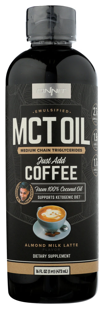 Onnit: Mct Oil Emulsified Almd M, 16 Oz