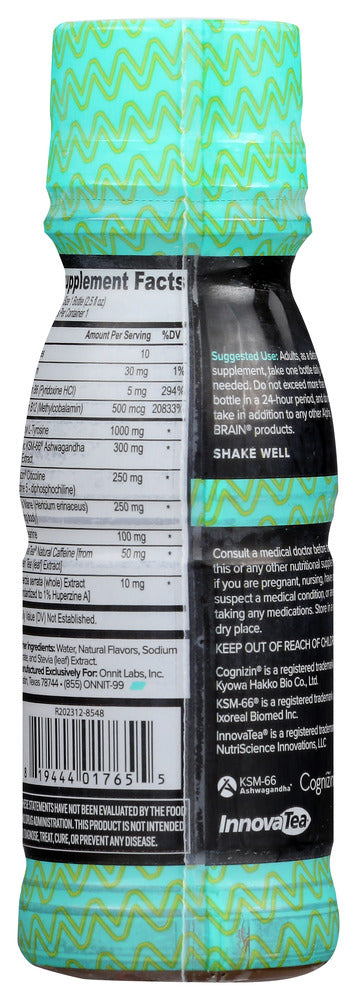 Onnit: Alpha Brain Focus Shot Tropical, 2.5 Oz