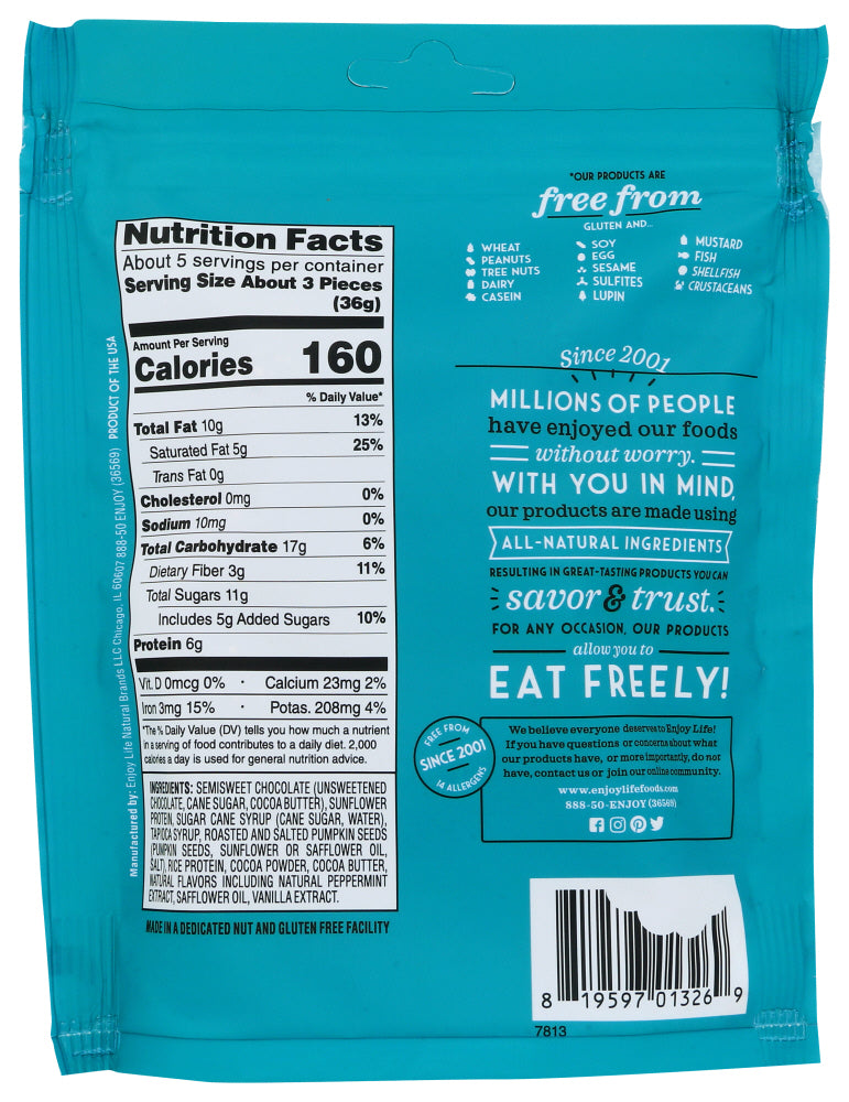 Enjoy Life: Mint Chocolate Protein Bites, 6.4 Oz