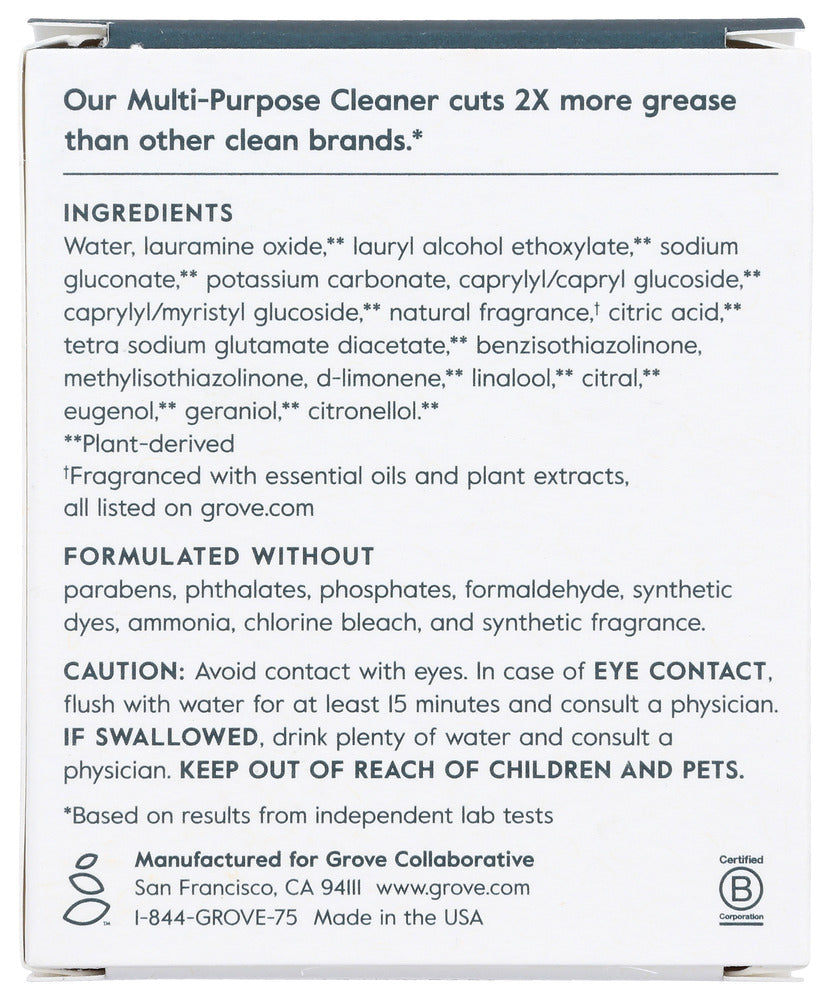 Groce Co.: Cleaner Multi Conc Or Rm, 2 Ea