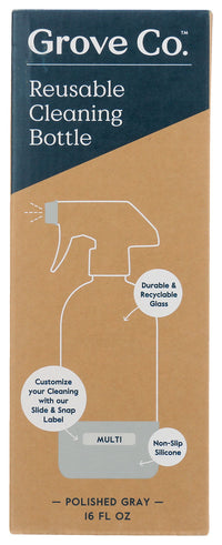 Grove Co: Reusable Cleaning Botte Grey, 1 Ea