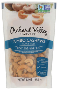 Orchard Valley Harvest: Nuts Cashew Jumbo, 6.5 Oz