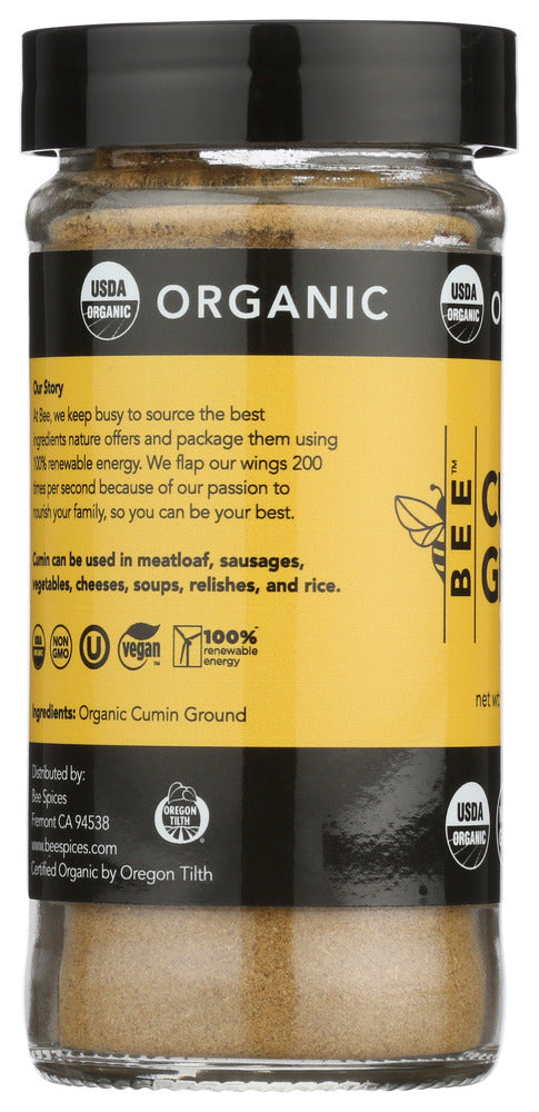 Bee Spices: Cumin Ground Org, 1.4 Oz