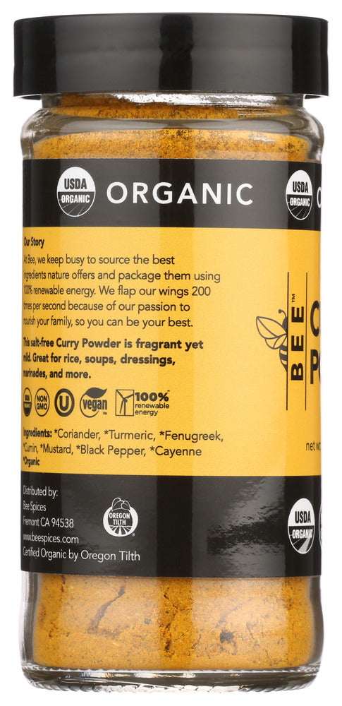 Bee Spices: Curry Powder Org, 1.6 Oz