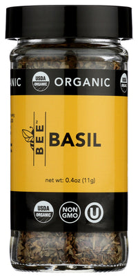 Bee Spices: Basil Org, 0.4 Oz