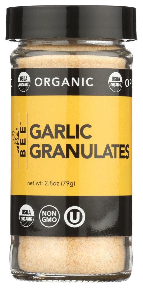 Bee Spices: Garlic Granulates Org, 2.8 Oz