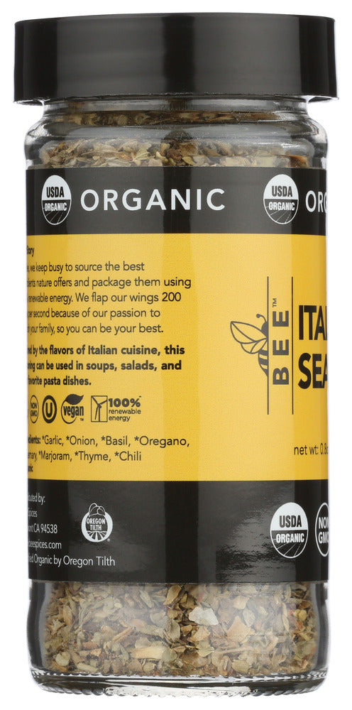 Bee Spices: Organic Italian Seasoning, 0.8 Oz