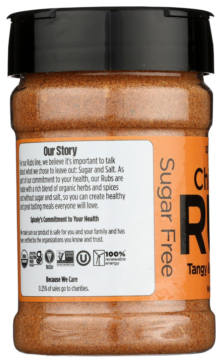 Spicely Organics: Tangy And Smoky Bbq Chicken Rub, 5.2 Oz