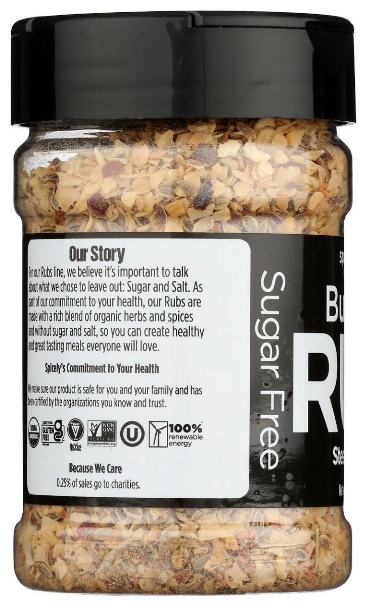 Spicely Organics: Steakhouse Burger Rub, 4.9 Oz