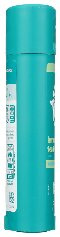 Toms Of Maine: Lemongrass Tea Tree Deodorant Stick, 3.25 Oz