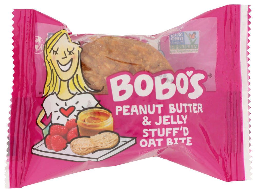 Bobos Oat Bars: Peanut Butter And Jelly Stuffd Oat Bite, 1.3 Oz