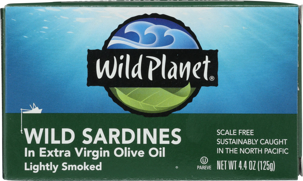 Wild Planet: Wild Sardines In Extra Virgin Olive Oil, 4.4 Oz