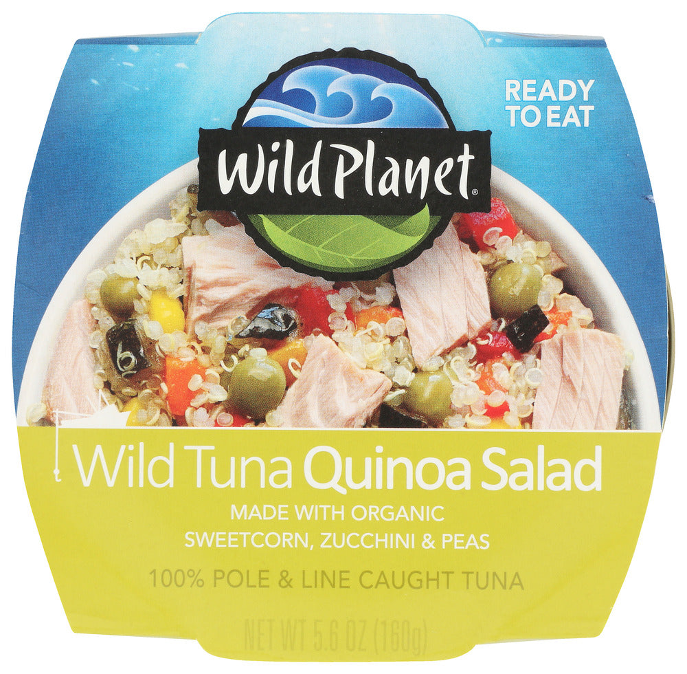 Wild Planet: Wild Tuna Quinoa Salad Ready To Eat Meal, 5.6 Oz