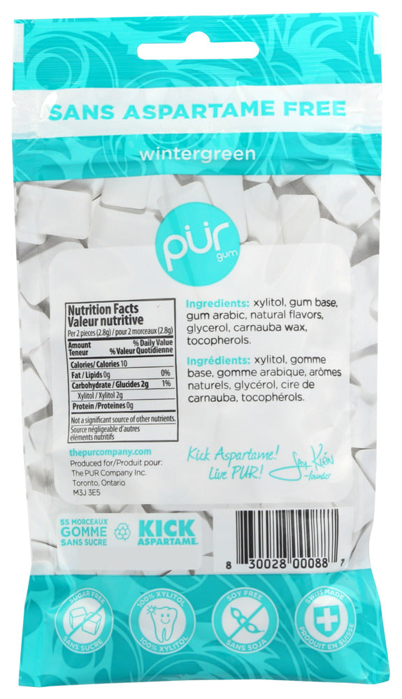 Pur: Gum Wintergrn 55 Pieces, 2.72 Oz